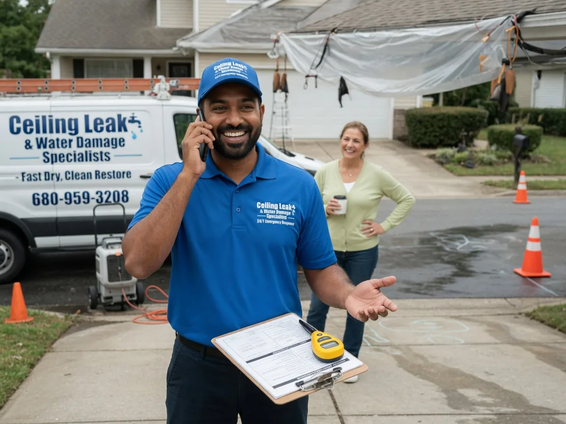 Ceiling Leak Cleanup Max, NE FAQs